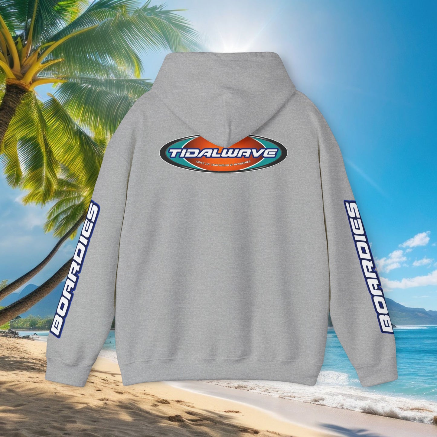 'TIDALWAVE' Logo & 'BOARDIES' Sleeve Pullover