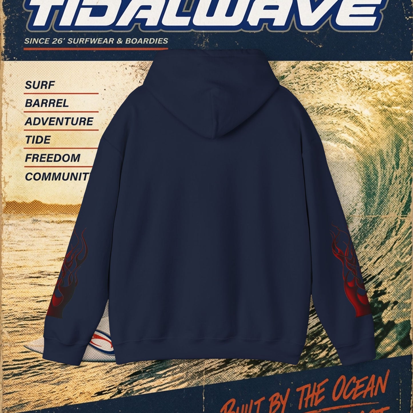 Tidal 'Flame Logo' - Pullover Hoodie