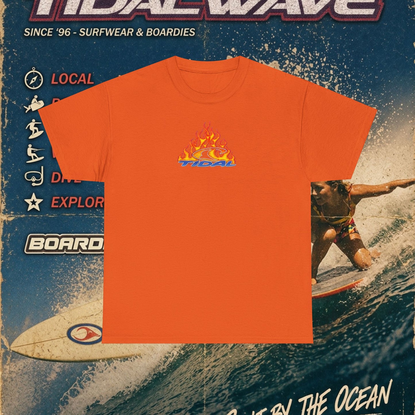 Tidal 'Flames' - Tee