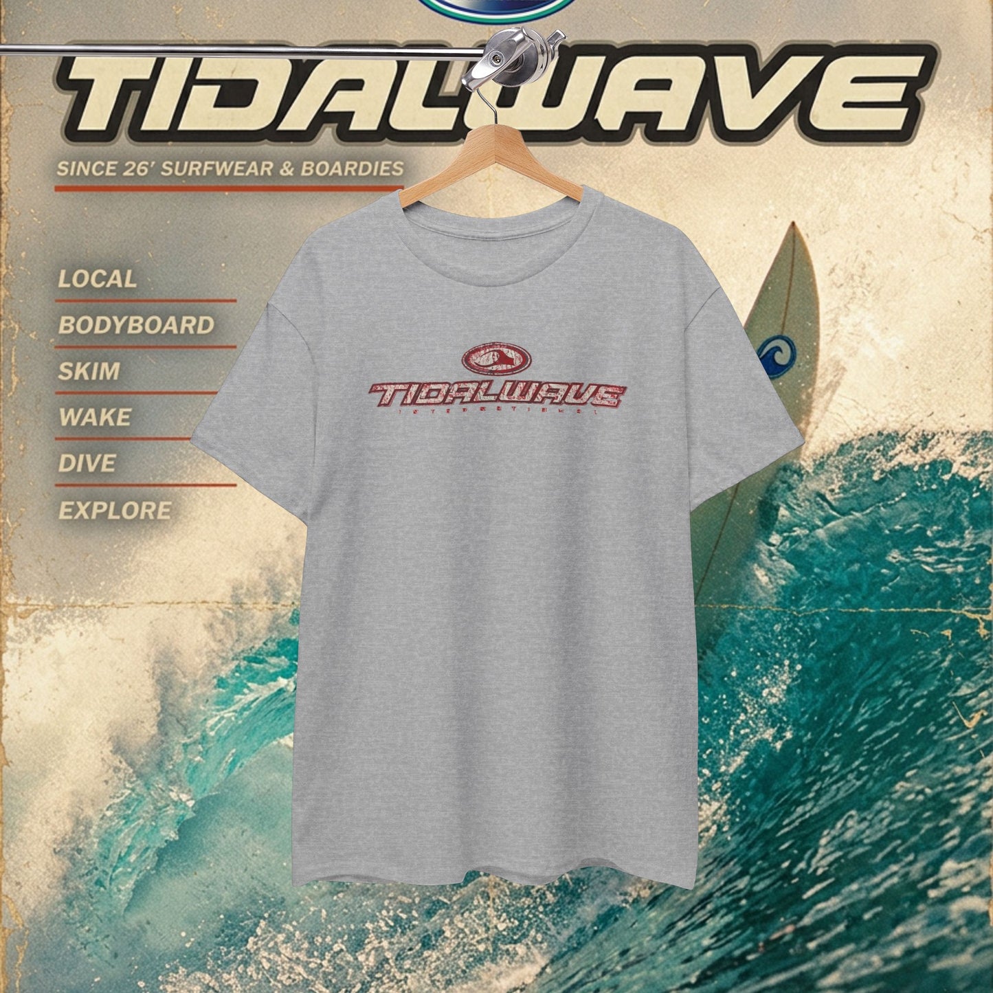 Tidalwave "Distressed International" - Tee