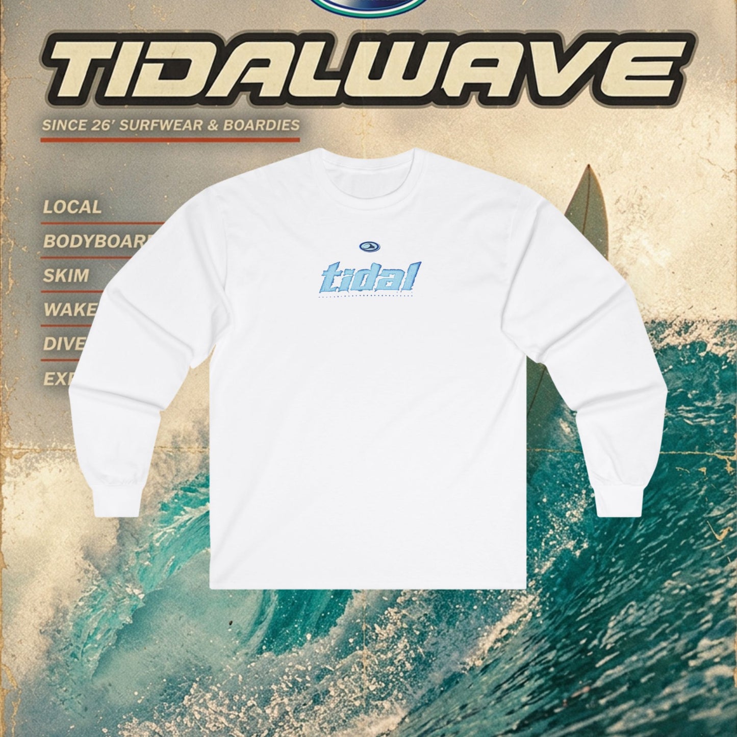 Tidal Wave "Minimal Blue" - Tee