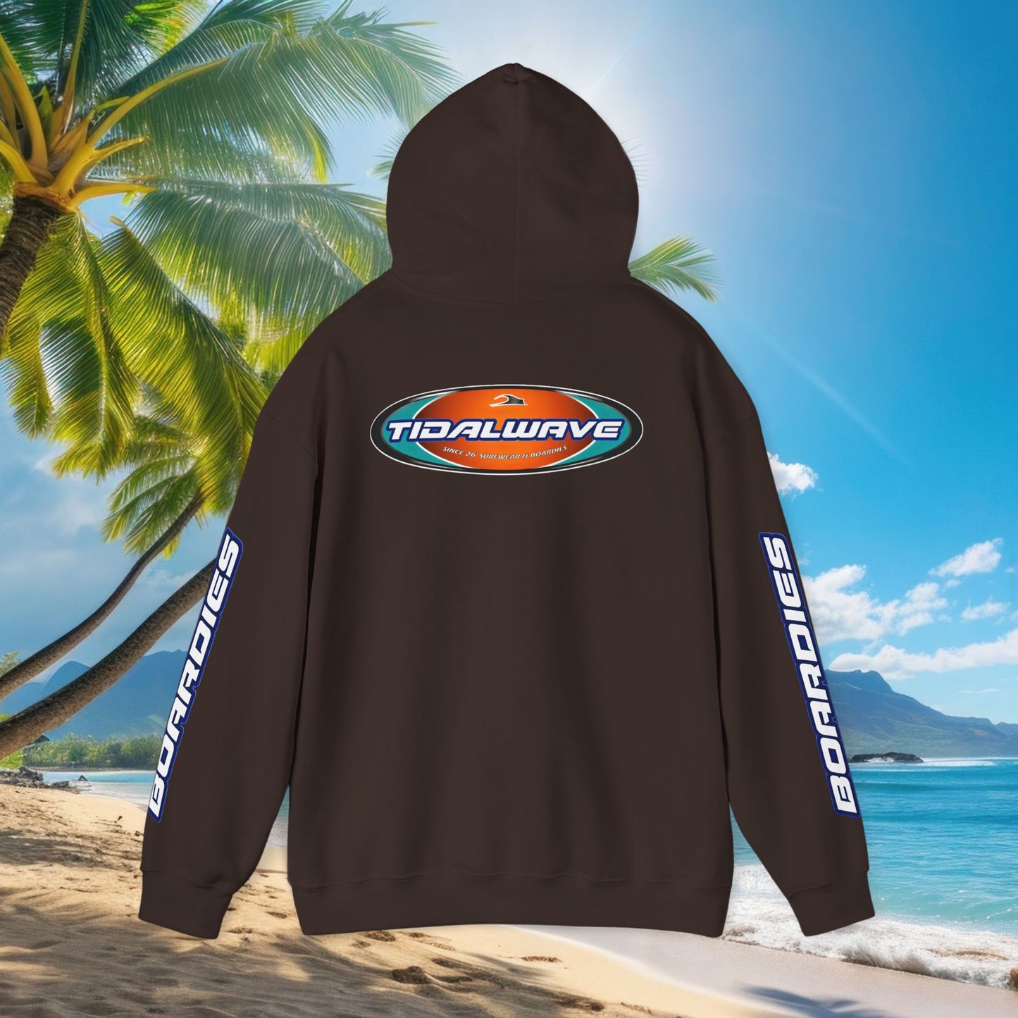 'TIDALWAVE' Logo & 'BOARDIES' Sleeve Pullover