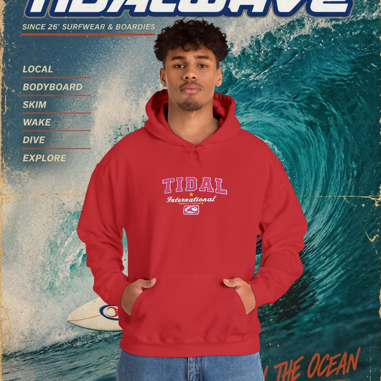 Tidal 'Embroid' Type - Hoodie