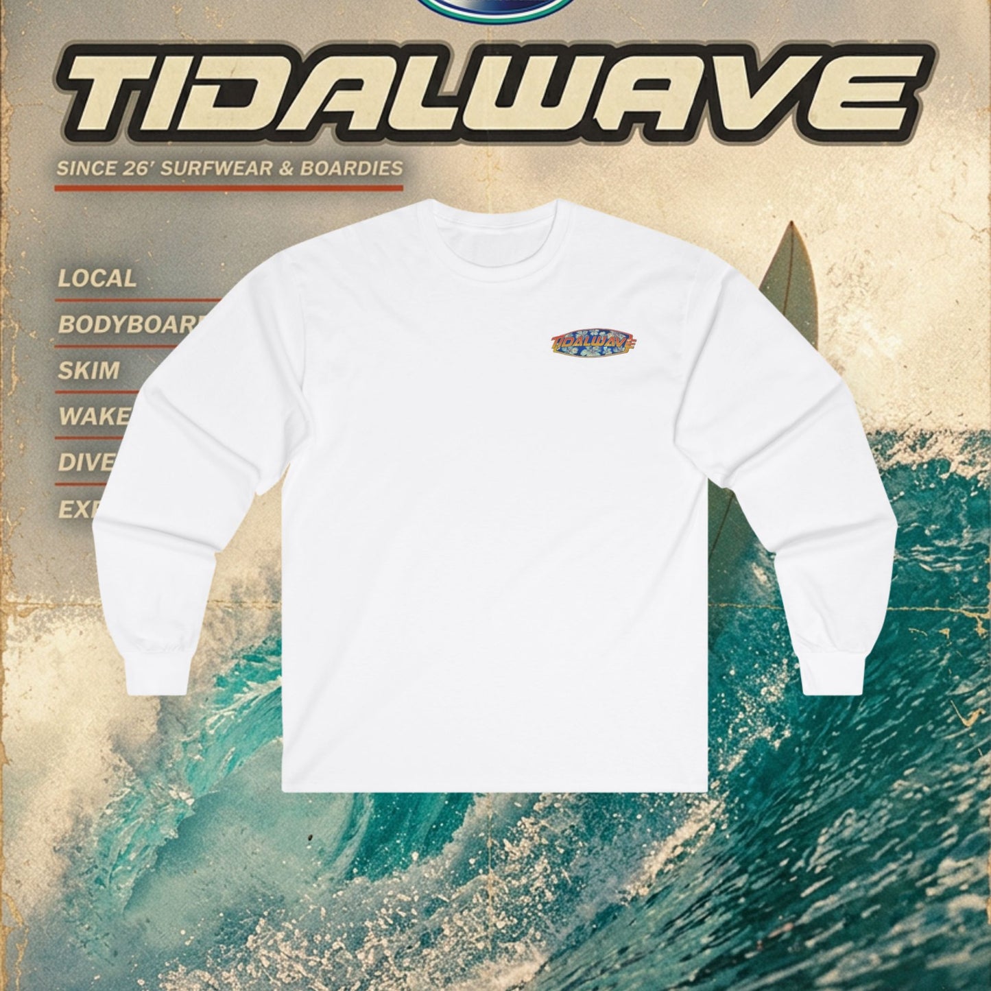 TidalWave '90's Lettering' - Tee