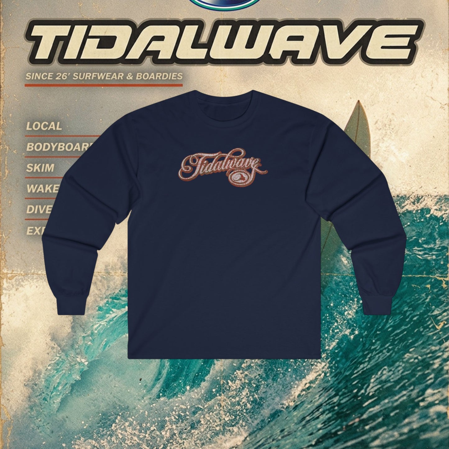 Vintage 'Tidalwave' Script - Tee