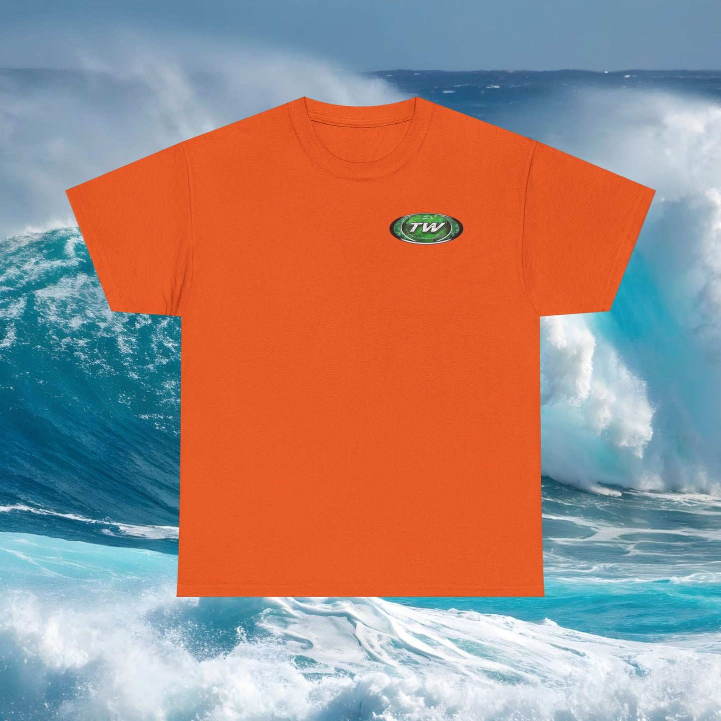 Green Oval 'Tidalwayzz' Logo - Tee