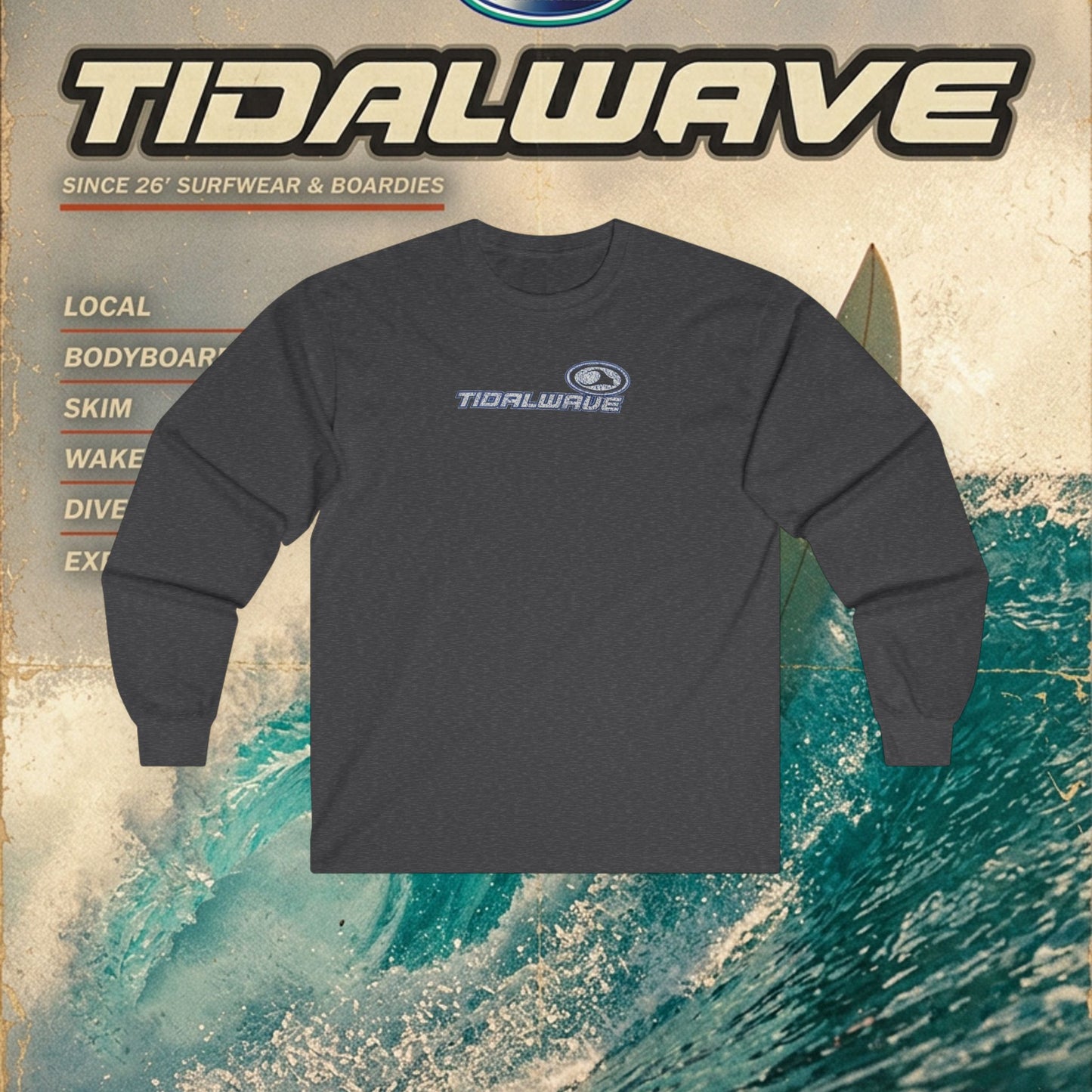 Tidalwave 'Faded Graphics' - longsleeve