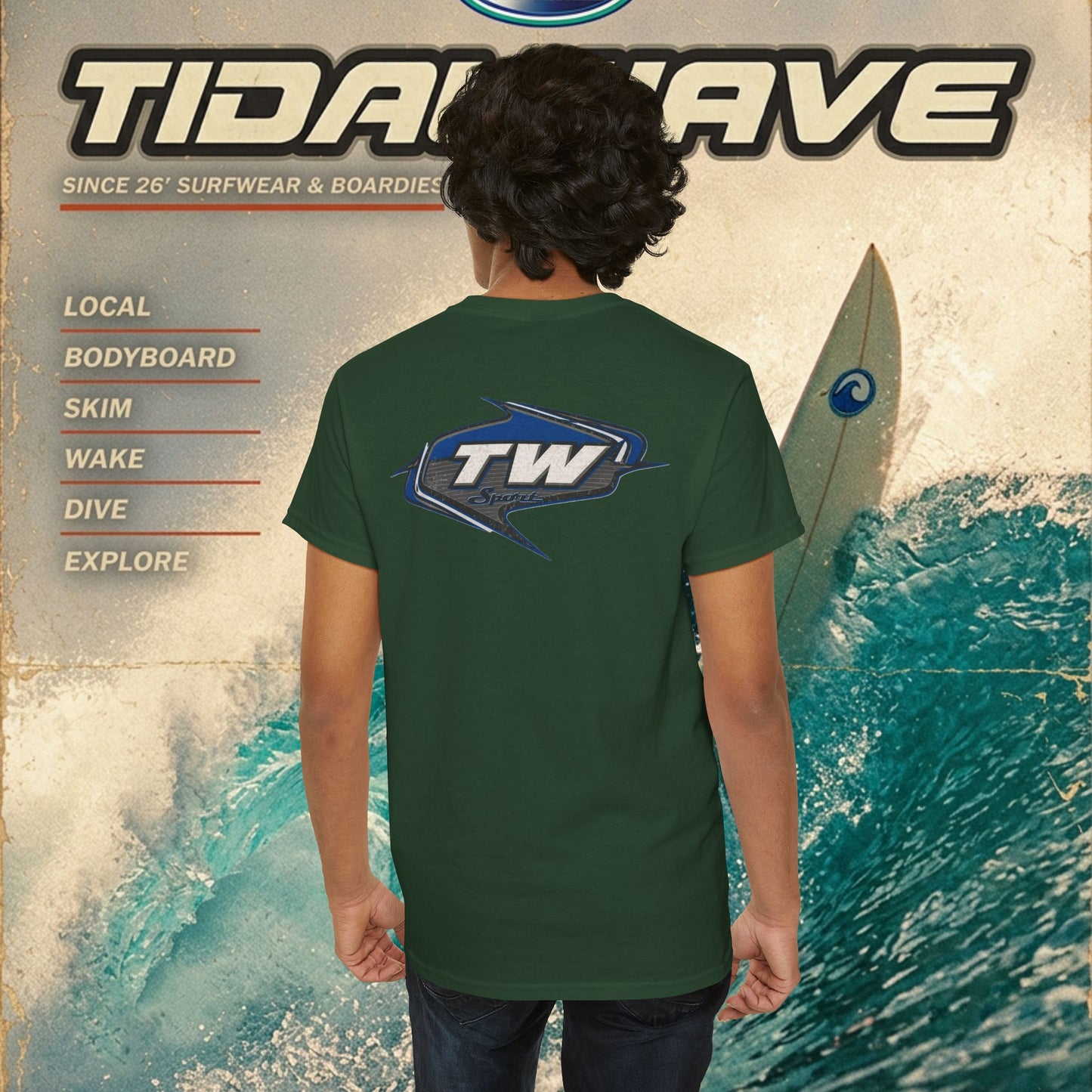 Tidalwave 'TW Sport' Logo Tee