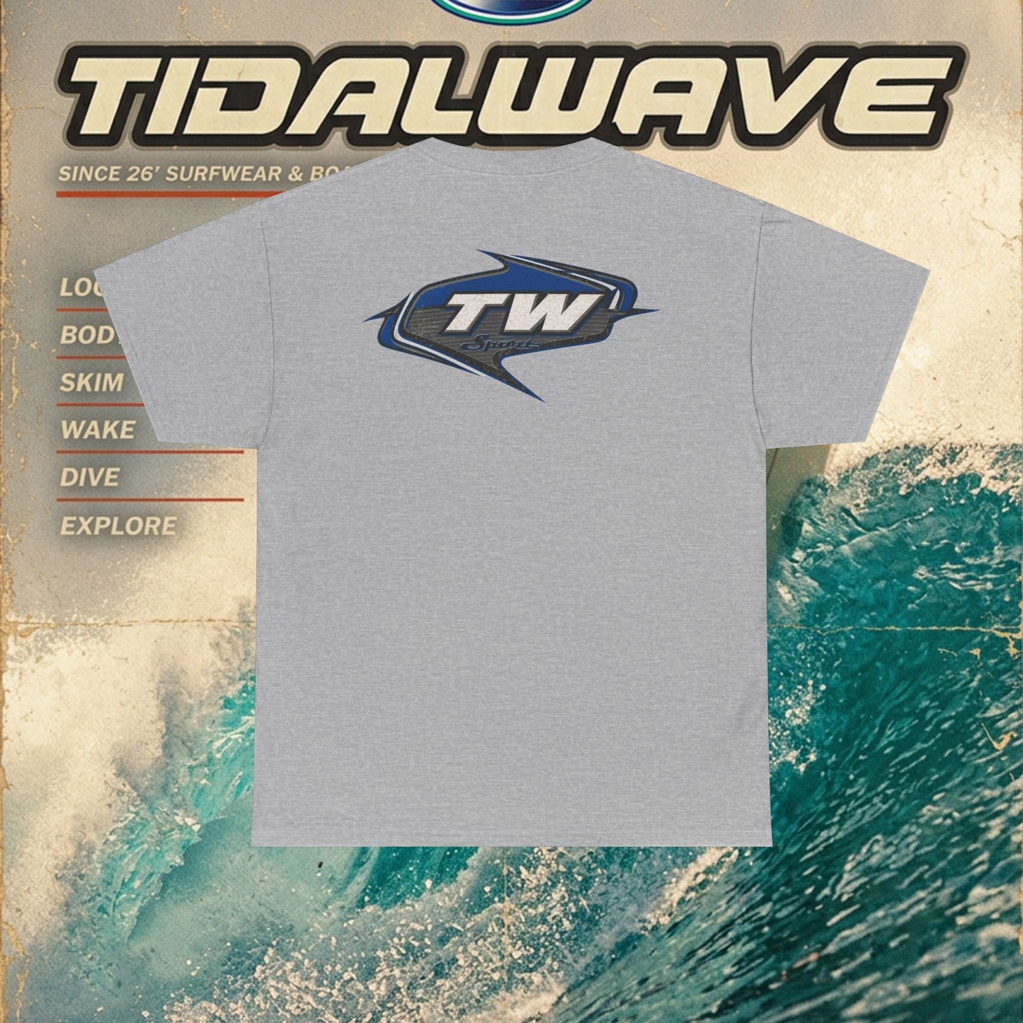 Tidalwave 'TW Sport' Logo Tee