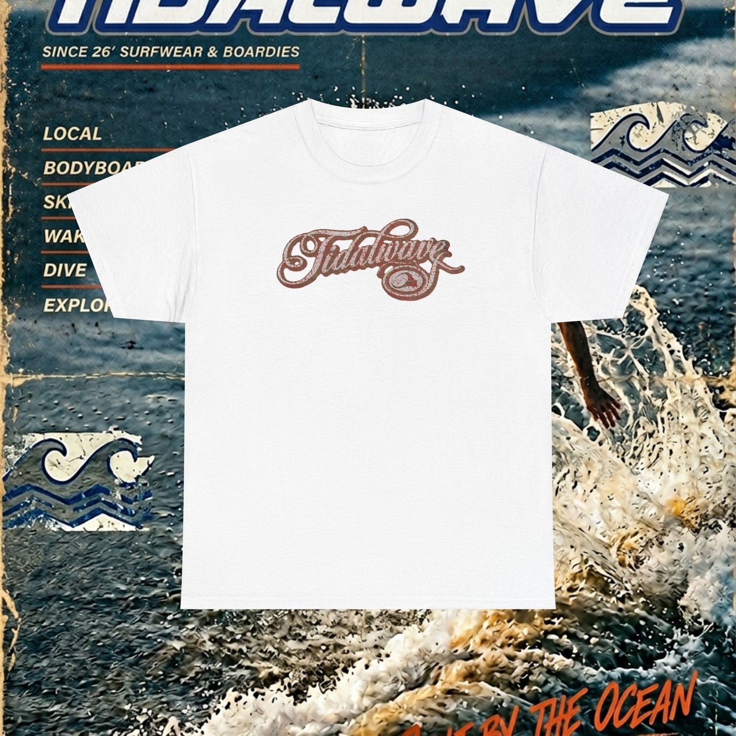 Vintage 'Tidalwave' Script - Tee