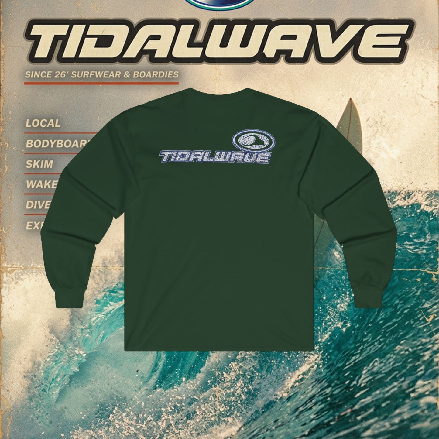 Tidalwave 'Faded Graphics' - longsleeve