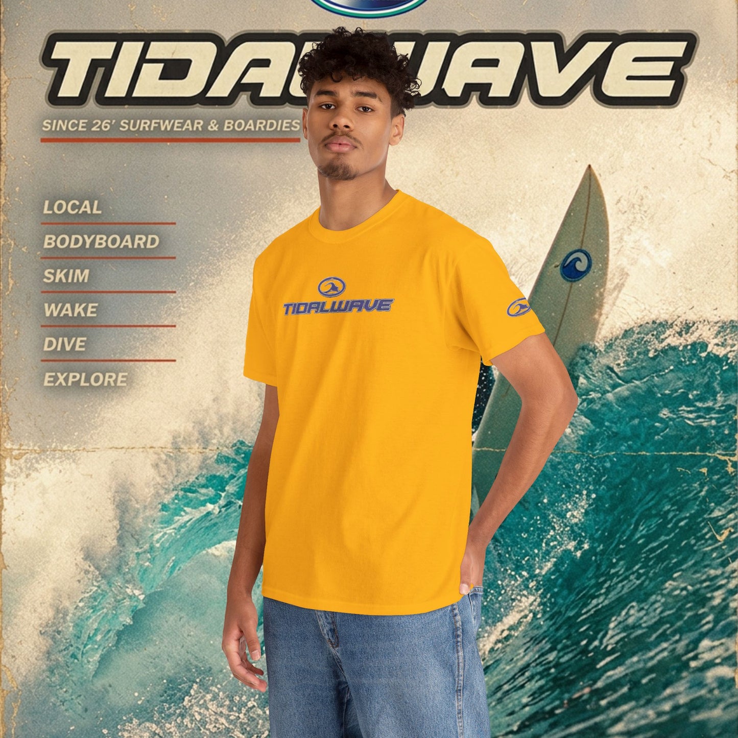 Tidalwave "Plain Outine" Logo - Tee
