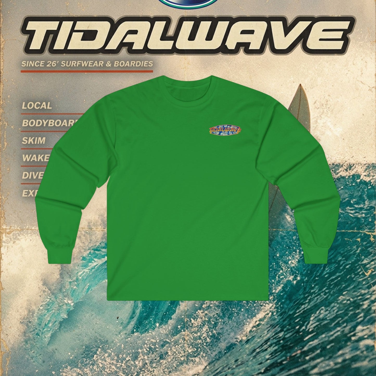 TidalWave '90's Lettering' - Tee