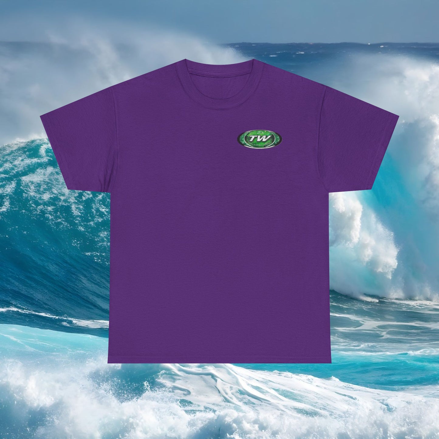 Green Oval 'Tidalwayzz' Logo - Tee