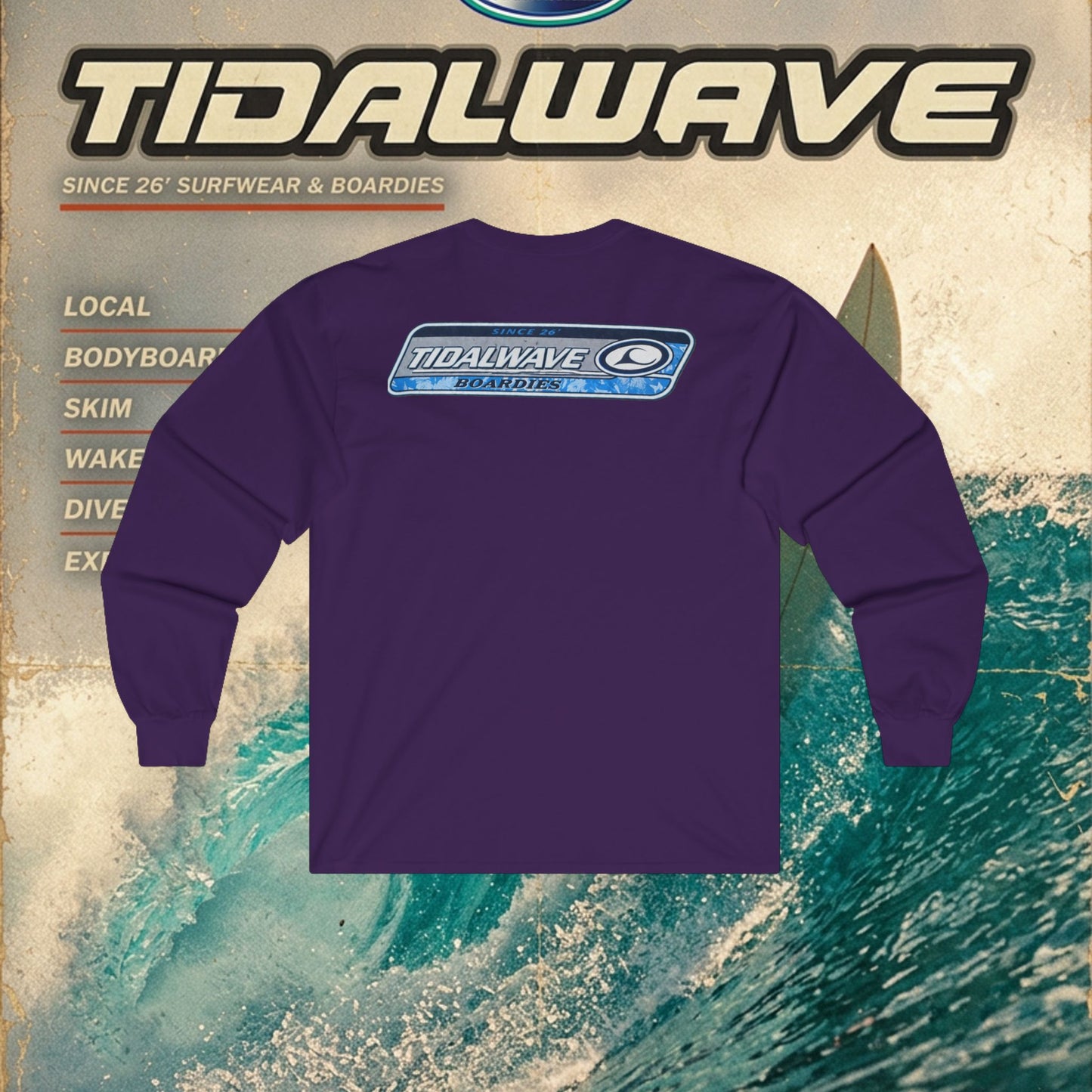 Tidalwave 'White Flower' Logo - Tee