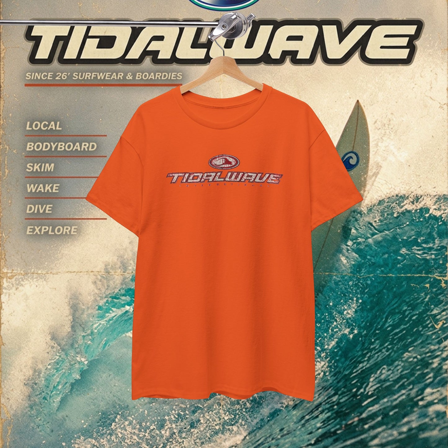 Tidalwave "Distressed International" - Tee