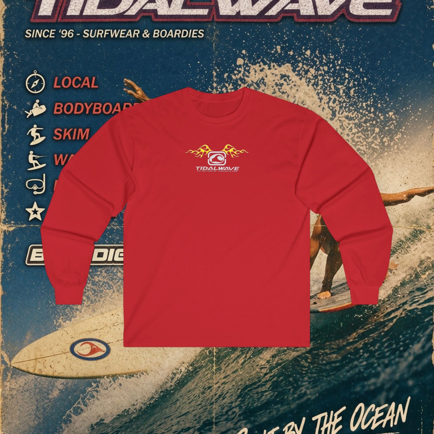 TD "flame Logo" - Longsleeve