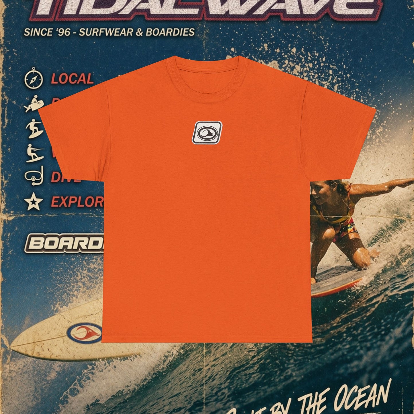 TidalWave "Blue and White" Bar logo - Tee