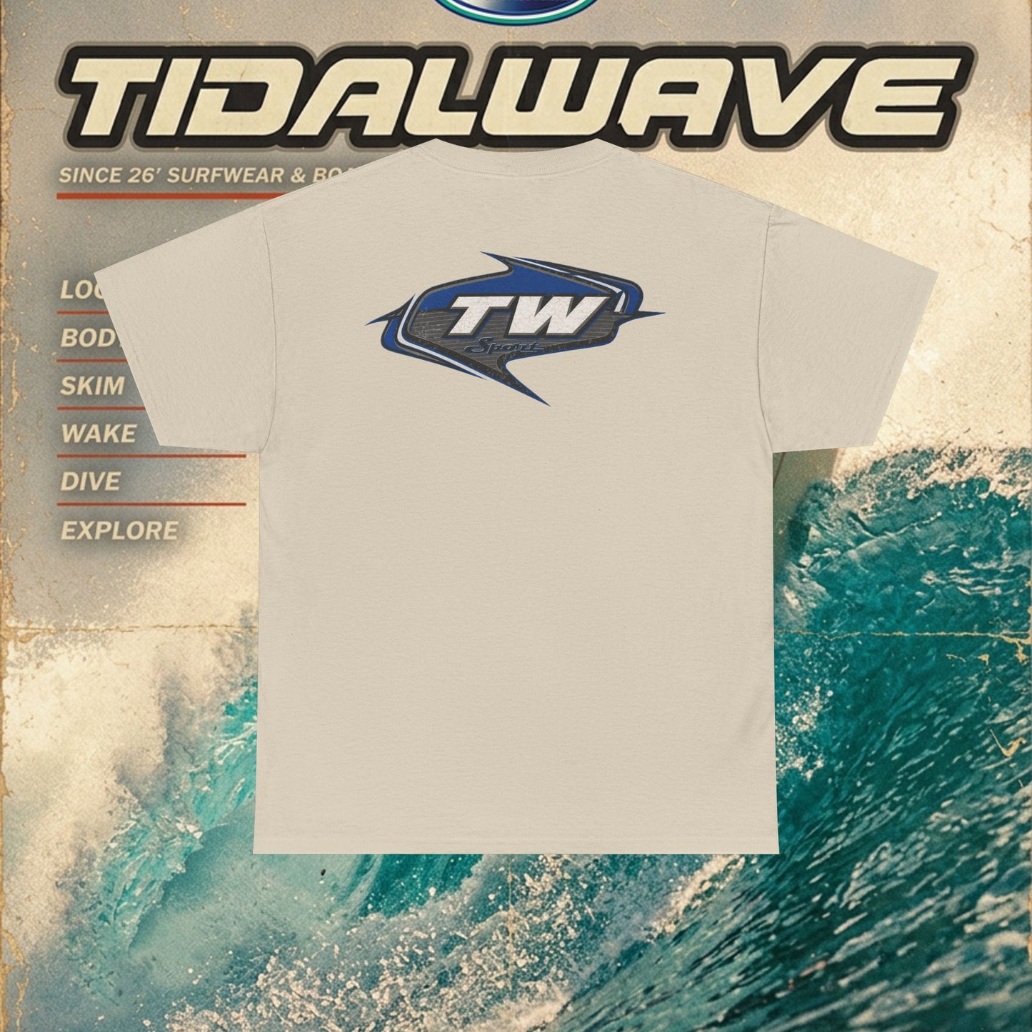 Tidalwave 'TW Sport' Logo Tee