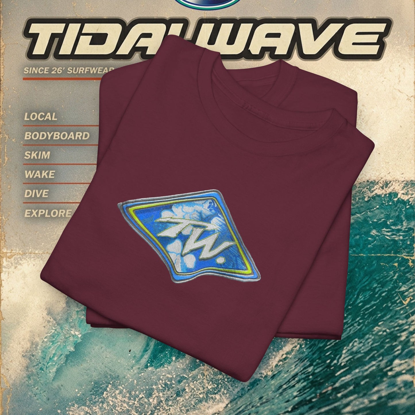 TW - "Flowers Surf" - Tee