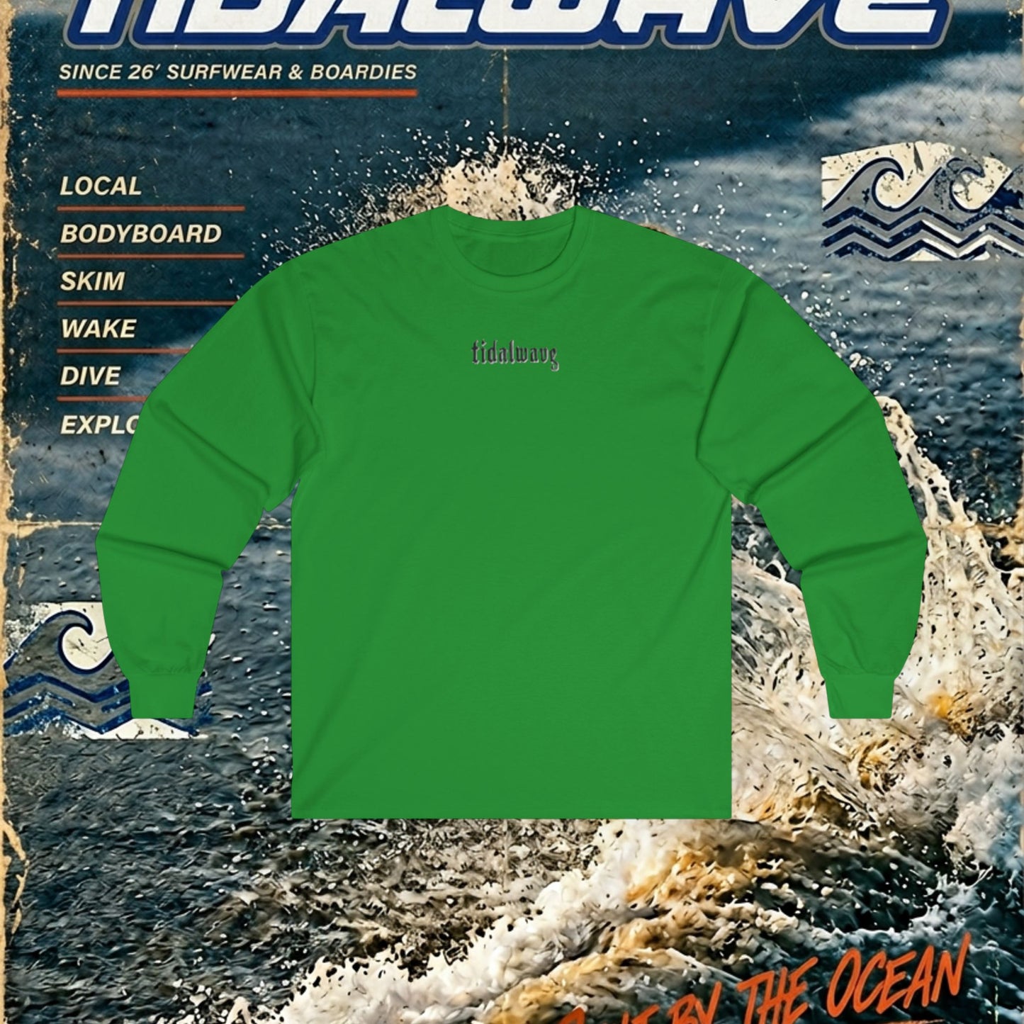Tidalwave 'Minimalist Crest Logo' - Longsleeve